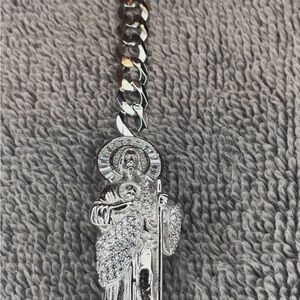 Silver Jeans Silver Pendant Necklace